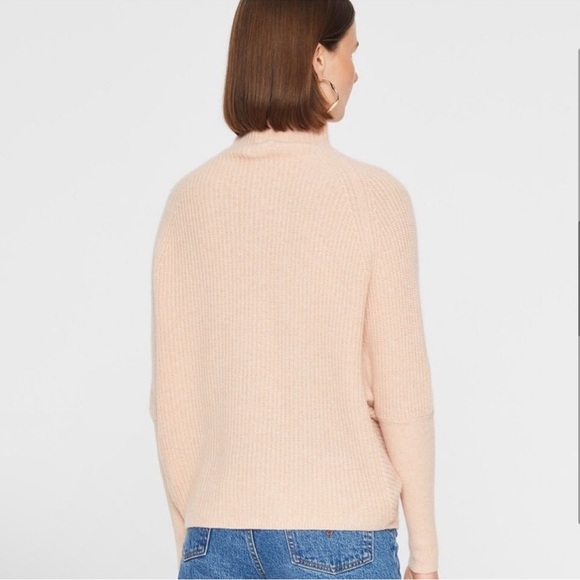 CLOSET CLOSING Club Monaco Emma Cashmere Sweater Sz M Rose Blush Pink - Picture 3 of 6